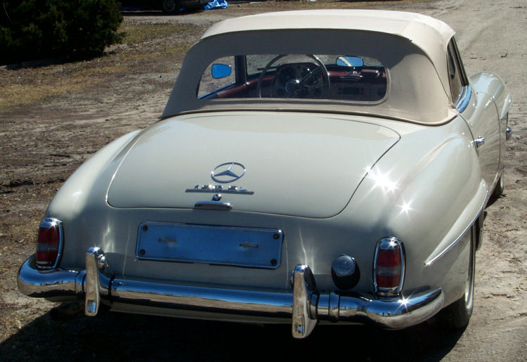 1959 mercedes 190sl rear